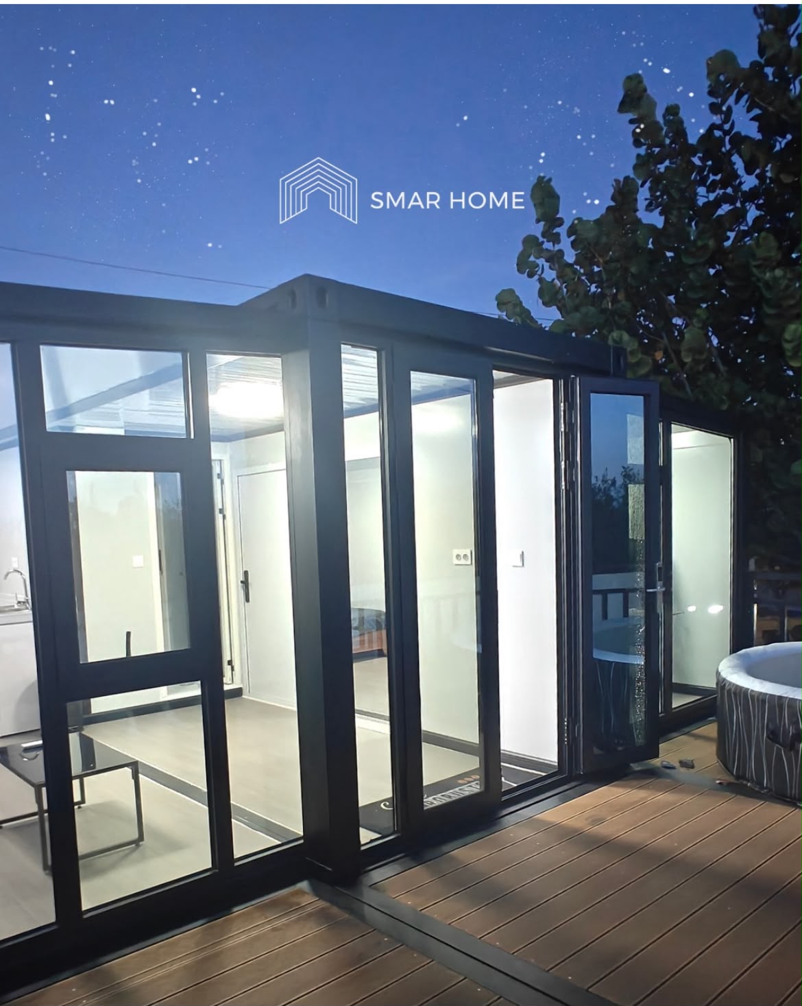 Modulaire ROSÄN by night